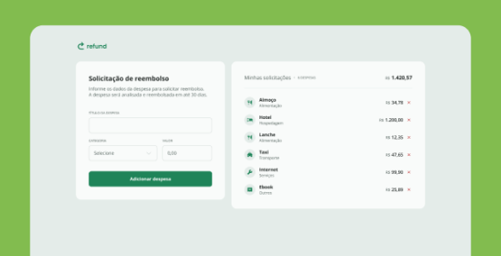 Print do Projeto Refund